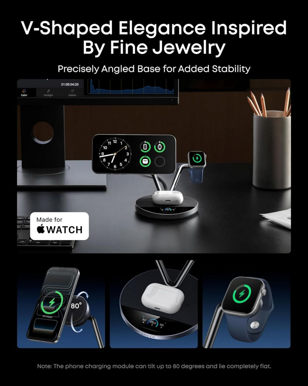 Cargador Anker Prime MagSafe con pantalla