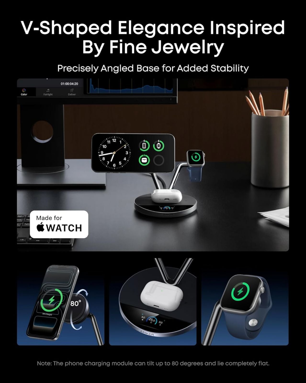 Cargador Anker Prime MagSafe con pantalla