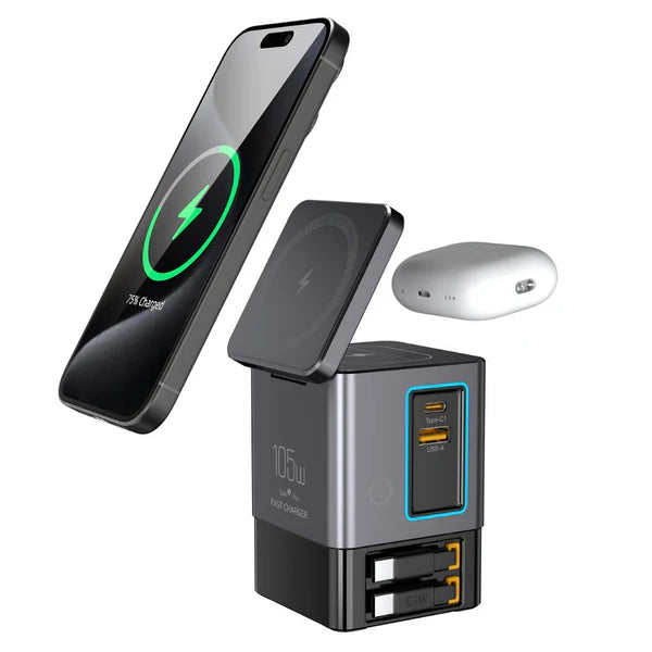 Estación De Carga 6 En 1 De 105 W